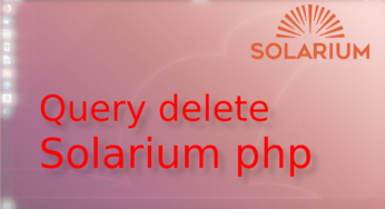Delete en solr con Solarium en php ☀️