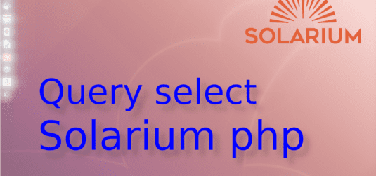 query select en solarium