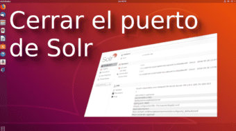 Cerrar el puerto de solr y acceder desde localhost