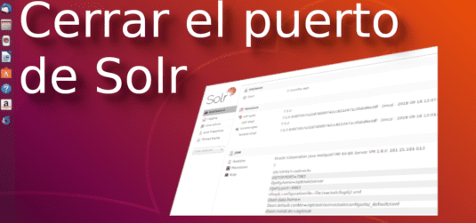 Cerrar el puerto de solr y acceder desde localhost