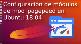 Configuración de módulos de mod_pagepeed en Ubuntu 18.04 para Apache 2