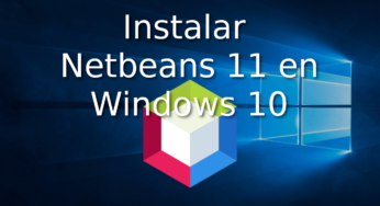 Instalar? Netbeans 11 en Windows 10