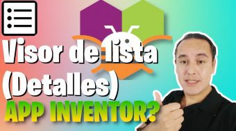 Visor de lista (Detalles) en Appinventor