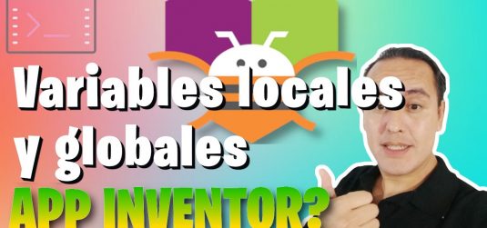 Variables locales y globales en appinventor