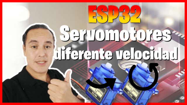 12. Mover 2 servos de forma independiente con ESP32