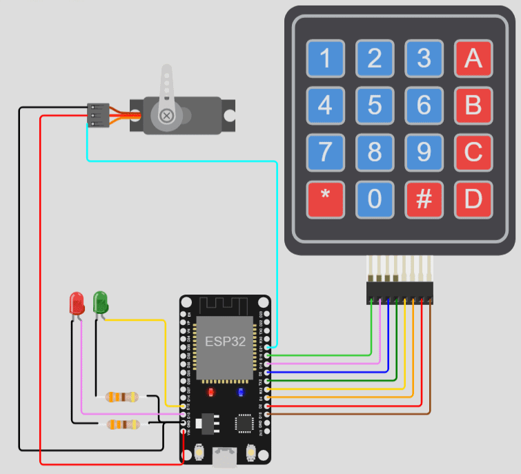 Abrir una puerta con ESP32