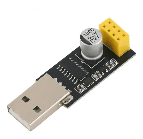 Domótica, crear un foco inteligente Wifi por 5 USD 3 Adaptador USB para programar