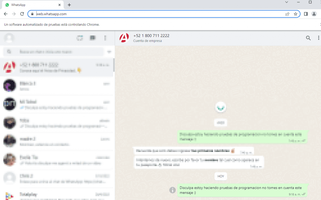 Enviar Mensaje Masivo con WhatsApp en Java