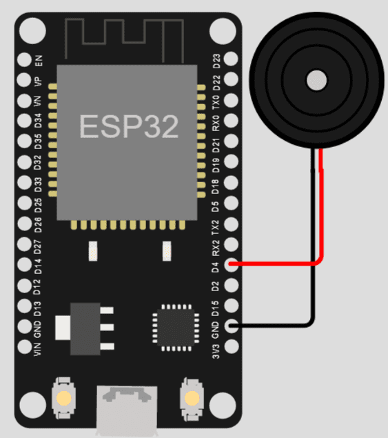 Zumbador en el ESP32