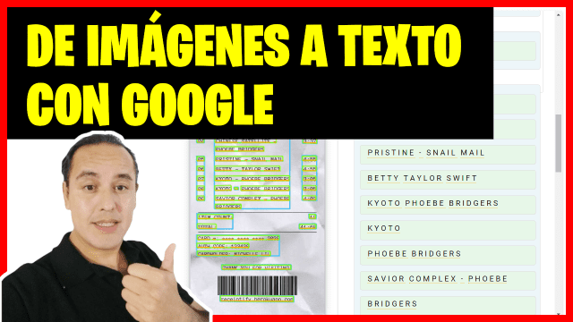 Convertir de imágenes a texto