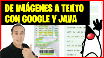 Convertir de imágenes a texto con Java