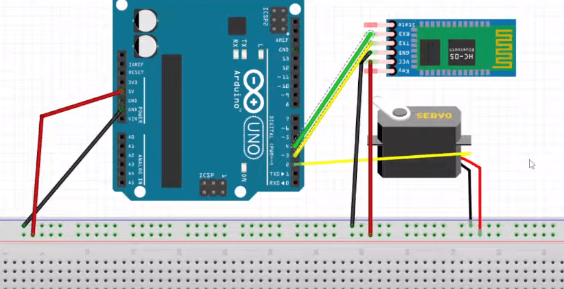 Abrir la puerta via Bluetooth con Arduino