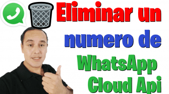 Eliminar un numero de WhatsApp Cloud Api