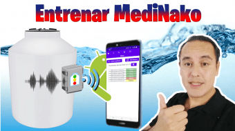 Entrenar MediNako para medir los niveles de líquido de un recipiente