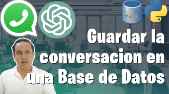 Guardar la conversación de ChatGPT en una Base de Datos 31 03. WHATSAPP CHATGPT