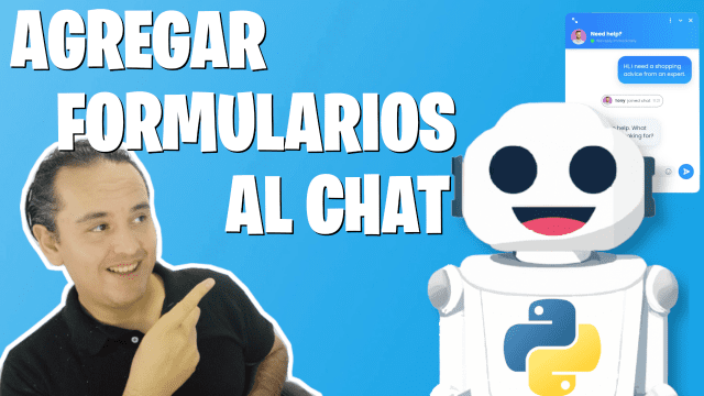 Crear formulario del chat inteligente de python 1 04. chat formulario