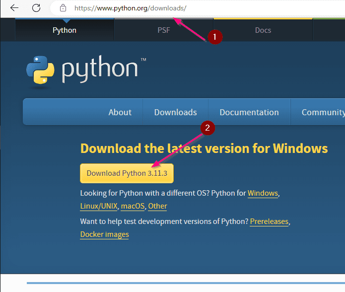 Descargar Python