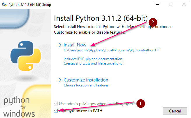 Chatbot de WhatsApp con ChatGPT con Python 6 Instalar Python