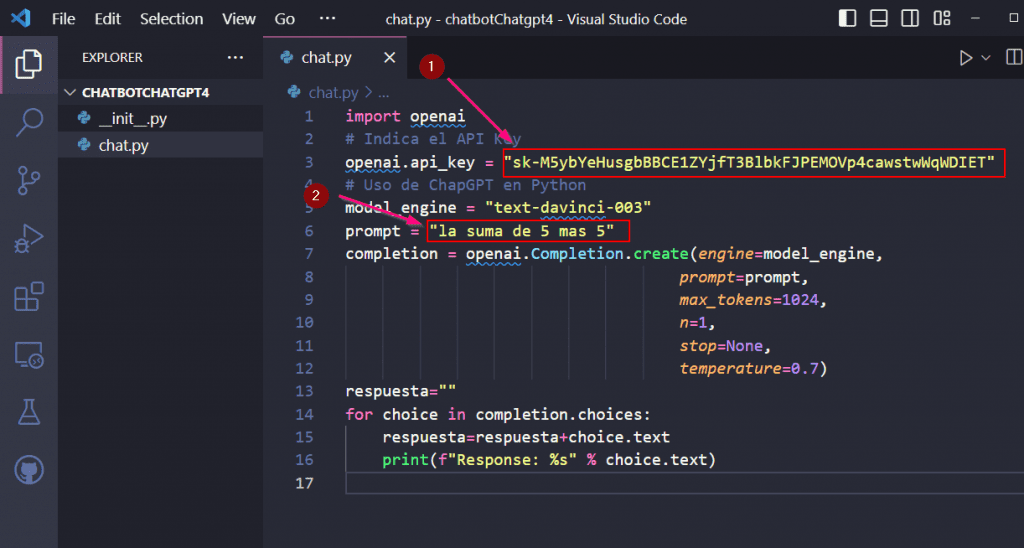 Chatbot de WhatsApp con ChatGPT con Python 9 Codigo