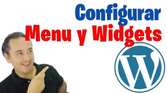 Configurar Menu y Widgets en WordPress