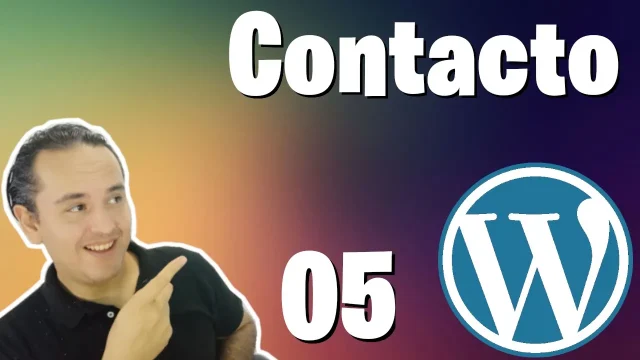 Contacto en WordPress