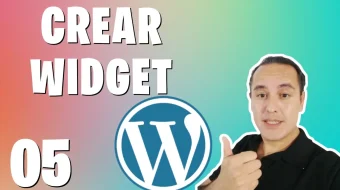 Crear un WidGet en Wordpress