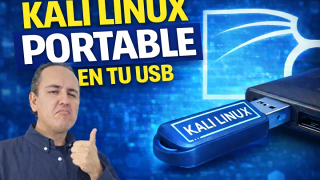INSTALA KALI LINUX EN UNA USB Y ÚSALO COMO SI FUERA UN DISCO DURO REAL